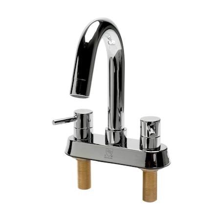 Alfi Brand Polished Chrome Two-Handle 4'' Centerset Bathroom Faucet AB1400-PC